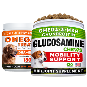 Glucosamine + Omega 3 Treats Combo