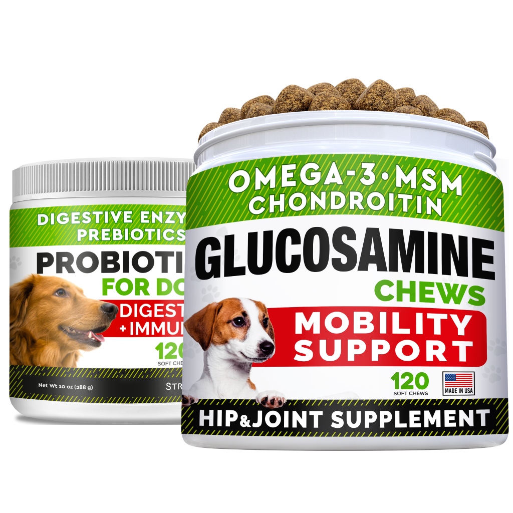 Glucosamine + Probiotics Treats Combo