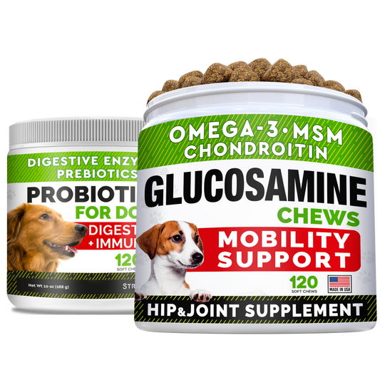Glucosamine + Probiotics Treats Combo