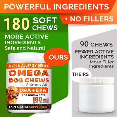 Omega Chews Salmon Oil  - Pack of 2