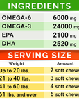 Omega Chews Salmon Oil (180 pcs)