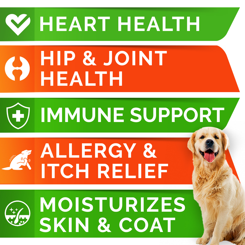 Omega 3 alaskan fish oil chew treats for dogs best sale