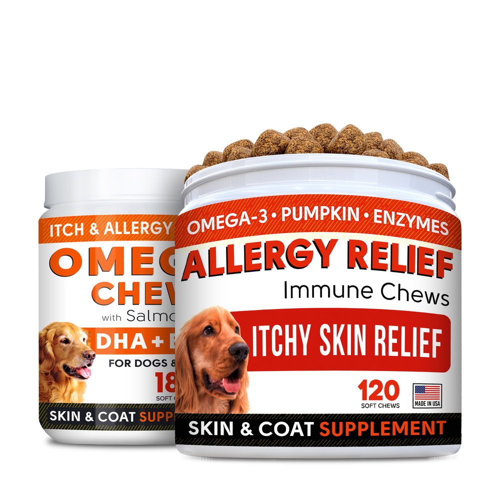 Omega 3 + Allergy Relief Treats Combo