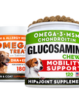 Glucosamine + Omega 3 Treats Combo