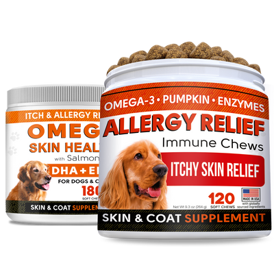 Omega 3 + Allergy Relief Treats Combo