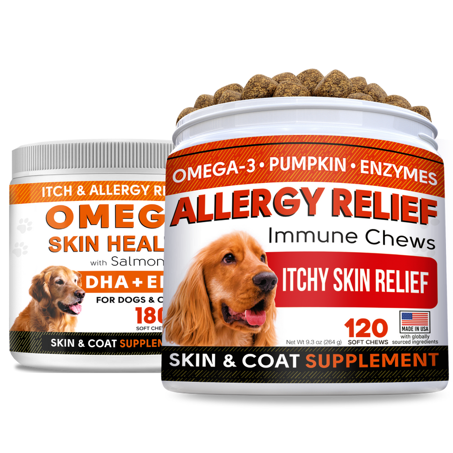 Omega 3 + Allergy Relief Treats Combo